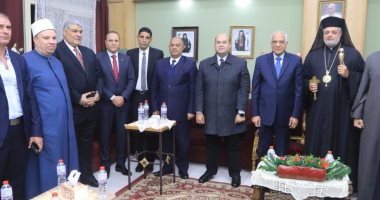 محافظ الجيزة يهنئ الأقباط الكاثوليك بعيد الميلاد المجيد