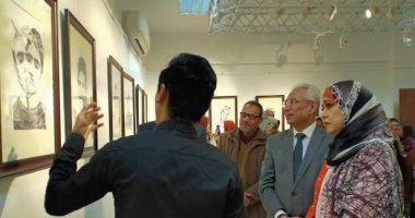 "ضد العنف".. معرض لتربية فنية جامعة المنيا للتعريف بالقضايا المجتمعية