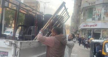 غلق مركز للدروس الخصوصية ورفع كفاءة كوبرى عثمان بالطالبية
