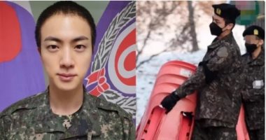 انتشار أول صورة لنجم فرقة BTS بالبدلة العسكرية