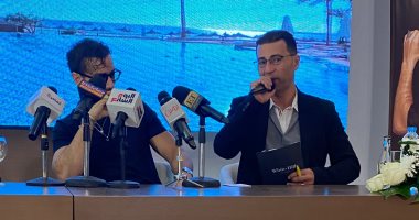 مؤتمر سعد لمجرد يبدأ بفيديو له أثناء جولته لترويج السياحة فى شرم الشيخ