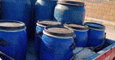 صحة دمياط تضبط سيارة محملة بنصف طن زيت طعام نباتى مستعمل