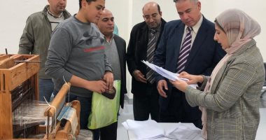 رئيس جامعة سمنود يتفقد سير الامتحانات بكلية تكنولوجيا الصناعة والطاقة