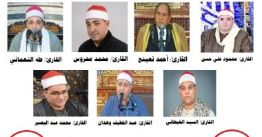 انعقاد الجلسة الثانية لمقرأة كبار القراء المجودة بمسجد الحسين السبت المقبل