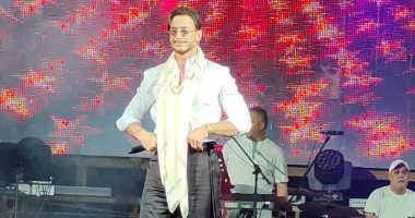 سعد لمجرد يختتم حفله فى شرم الشيخ بغناء أغنيته الجديدة "نفسى أشوفك"