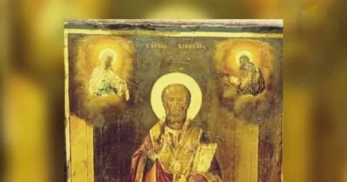 أيقونة القديس نيقولاوس.. تعرف على أصل شخصية سانتا كلوز من إحدى القطع الأثرية