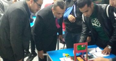 عرض مشاريع طلاب الميكاترونك والإلكترونيات بالكلية المصرية الصينية بجامعة القناة