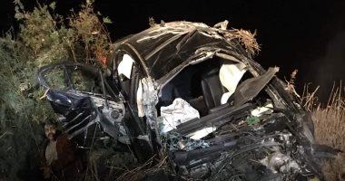 مصرع شخص وإصابة آخر في انقلاب سيارة على طريق "بورسعيد – المطرية"