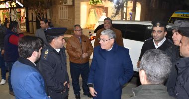 محافظ المنيا يتفقد إجراءات التأمين حول عدد من الكنائس والمطرانيات بمدينة المنيا
