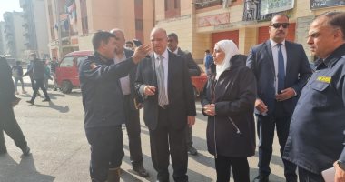 حريق محدود بمركز التدريب المهنى بالأسمرات والمحافظ يتابع عملية الإطفاء.. صور