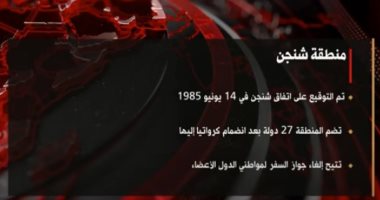 "القاهرة الإخبارية" تعرض تقريرا حول منطقة شنجن