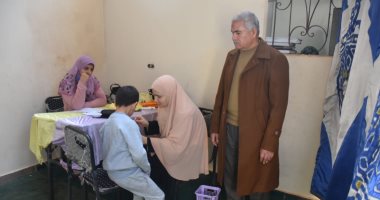 الكشف على 302 حالة فى قافلة طبية مجانية بقرية "طنبشا" في المنوفية 