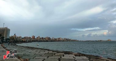 أمطار وغيوم وانخفاض درجات الحرارة.. "الإسكندرية فى الشتا شكل تاني"