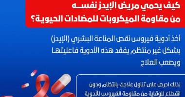 كيف يحمى مريض الإيدز نفسه من مقاومة الميكروبات للمضادات الحيوية؟ الصحة توضح