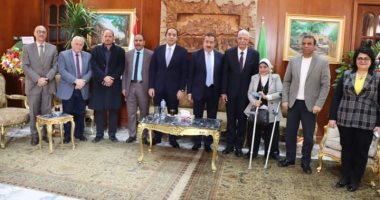 تعرف على تفاصيل لقاء محافظ المنوفية ورئيس الجامعة الجديد