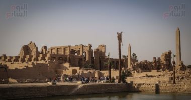 صورة ومعلومة.. بحيرة معبد الكرنك سر من أسرار الحضارة الفرعونية
