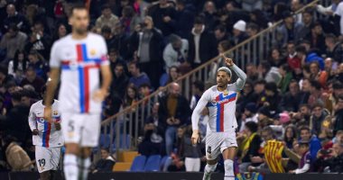 برشلونة يتفوق على إنتر سيتي بهدف أراوخو فى الشوط الأول بكأس إسبانيا.. فيديو