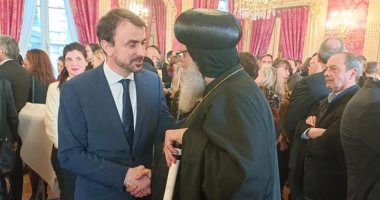 الكنيسة الأرثوذكسية تشارك فى احتفالات رأس السنة وعيد الميلاد المجيد بمدينة ليون