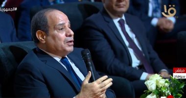 الرئيس السيسي لشباب ينفذون مشروعات جديدة: كل الدعم اللى مش هاتتخيلوه موجود