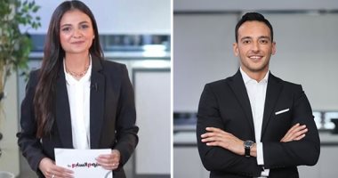 أحمد العدل وسارة إسماعيل وجوه شابة تتألق على تليفزيون اليوم السابع ..صور