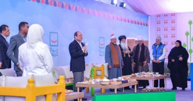 الرئيس السيسي يفتتح عددا من المشروعات التنموية في سوهاج