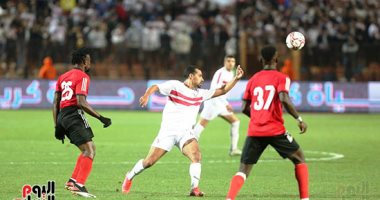 الزمالك يتعادل مع الداخلية 1/1 في الدوري الممتاز