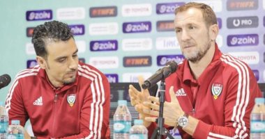 مدرب الإمارات قبل مواجهة البحرين: لا يوجد مرشح أوفر حظًا للفوز بـ"خليجي 25"