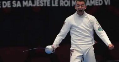محمد السيد يتوج بذهبية كأس العالم لسلاح سيف المبارزة