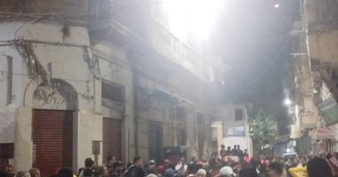 انهيار عقار فى منطقة الجمرك بالإسكندرية وجارٍ البحث عن ناجيين