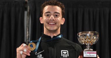 وزير الرياضة يهنىء اتحاد السلاح بالإنجاز التاريخي للاعب محمد السيد بحصوله على الميدالية الذهبية فى كأس العالم للشباب بإيطاليا.. صور