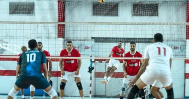 الأهلى يهزم سموحة 3/1 فى المرحلة الثانية بدورى رجال الطائرة 