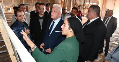 فودة يتفقد أعمال اللاند سكيب بمجلس مدينة شرم الشيخ وواحة فؤاد ومبنى الرصد الأمني