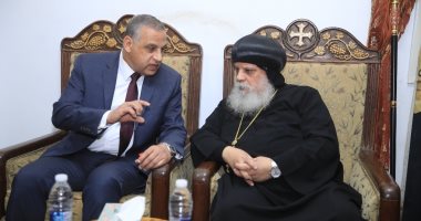محافظ سوهاج يزور مطرانيات البلينا وجرجا ويقدم التهاني بعيد الميلاد.. صور