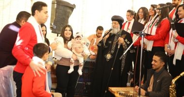 البابا تواضروس الثانى يلتقى المهنئين بعيد الميلاد المجيد بالكاتدرائية المرقسية