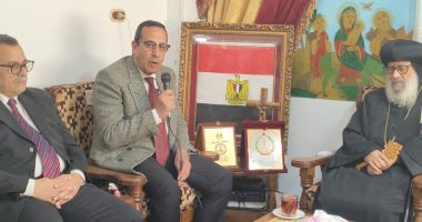 محافظ شمال سيناء والقيادات التنفيذية يشاركون فى احتفالات عيد الميلاد..فيديو وصور