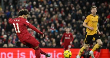 محمد صلاح يسجل في تعادل ليفربول ضد ولفرهامبتون في كأس الاتحاد الانجليزي