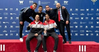 منتخب مصر يفوز ببرونزية كأس العالم لشباب سلاح السيف