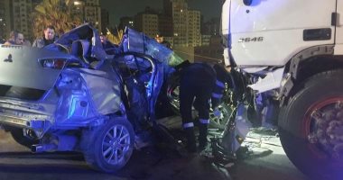 وفاة شخصين وإصابة آخر فى انقلاب سيارة ملاكى بالزقازيق