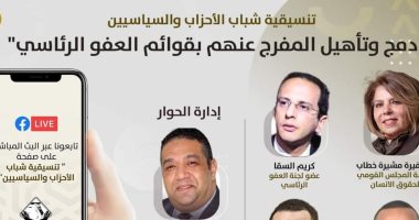 غدا.. "التنسيقية" تنظم صالونا عن دمج وتأهيل المفرج عنهم بقوائم العفو الرئاسى