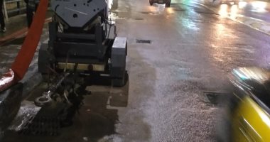أمطار مسائية متوسطة تشهدها الإسكندرية بمناطق متفرقة.. صور