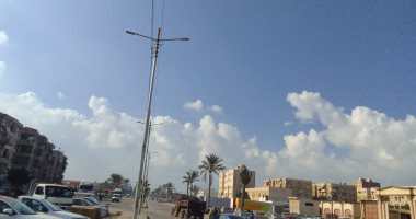 طقس مشمس وسماء صافية بعد استقرار حالة الطقس في دمياط.. صور