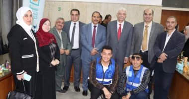 رئيس جامعة المنوفية يشهد أعمال مبادرة "اكسب واتعلم" بالتعاون مع حياة كريمة