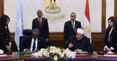 رئيسا وزراء مصر والصومال يشهدان توقيع مذكرة تفاهم لزيادة التعاون