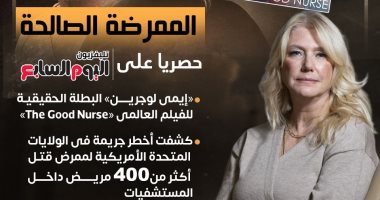 تليفزيون اليوم السابع ينفرد بأول حوار مع إيمى لوجرين البطلة الحقيقية لـ"The Good Nurse"