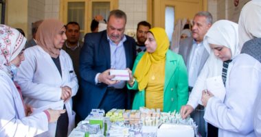 تقديم الرعاية الصحية لـ1286 حالة بقافلة جامعة طنطا بمركز المحلة