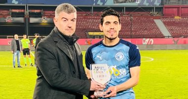 محمد حمدى أفضل لاعب فى مباراة فيوتشر وبيراميدز 