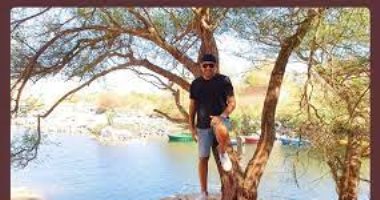 عصام كاريكا وأحمد شيبة فى الفيوم لتصوير ديو " الصعايدة " 