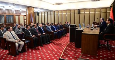 أمين عام مجلس النواب يستقبل وفدا عسكريا سعوديا من الدارسين فى مصر
