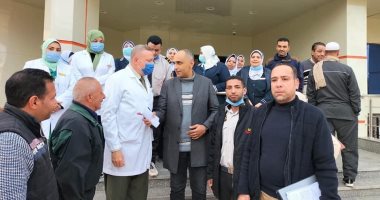 وكيل وزارة الصحة بالغربية يتابع أعمال تطوير حميات زفتي