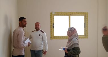 لجنة لاستلام وحدات "سكن كريم" فى أبو مناع غرب بقنا قبل تسليمها للمواطنين